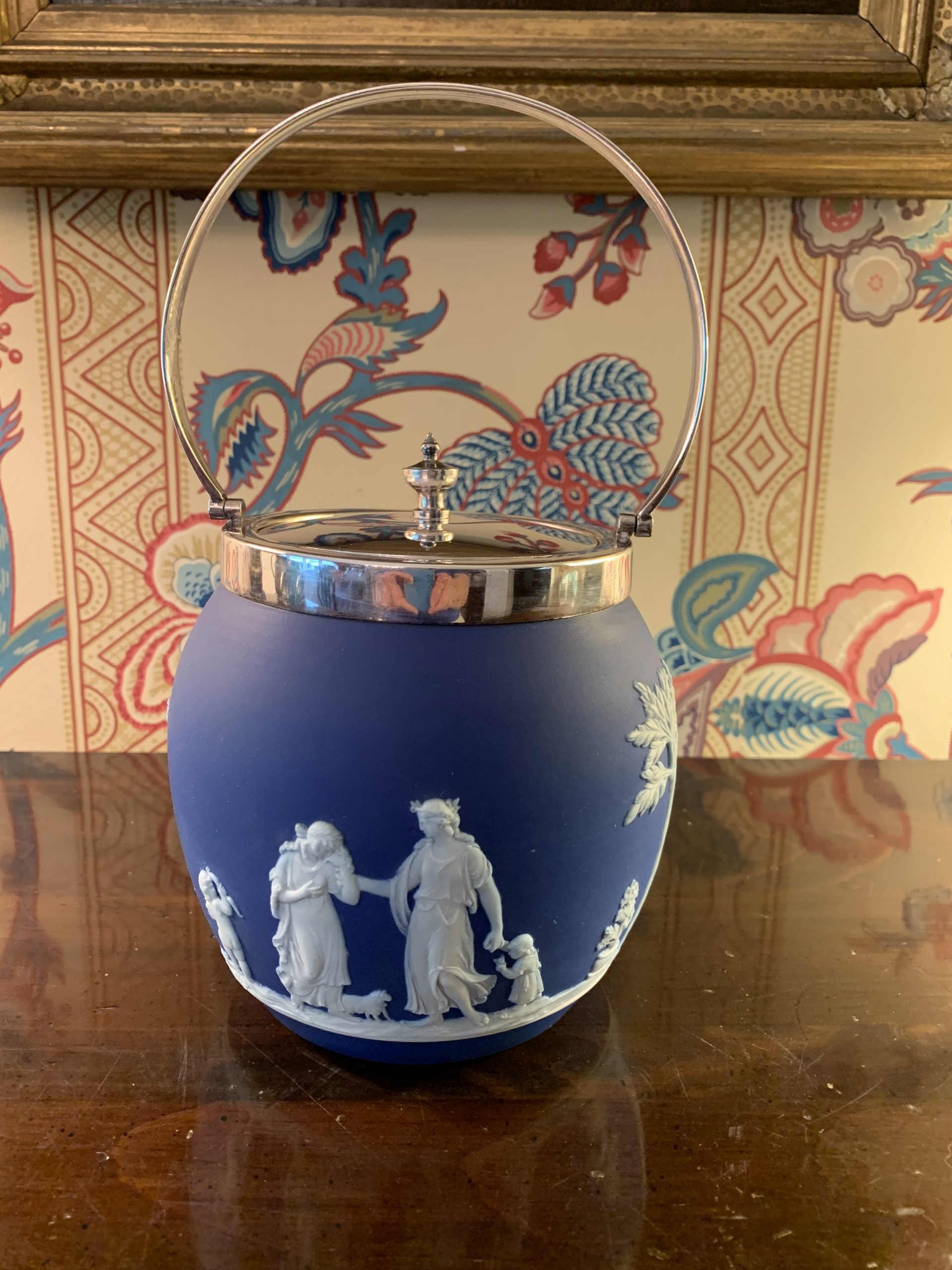 Wedgwood Jasperware Biscuit Barrel